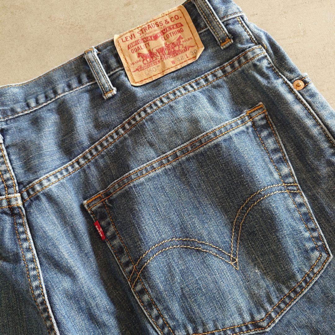 Used Levi’s リーバイス 550 Made in USA w42 L30　バギージーンズ