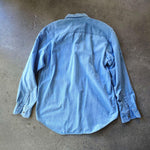 画像をギャラリービューアに読み込む, carhartt denim work shirts logo カーハート　ユーズド　デニム　ワンポイントロゴ　　シャツ　M
