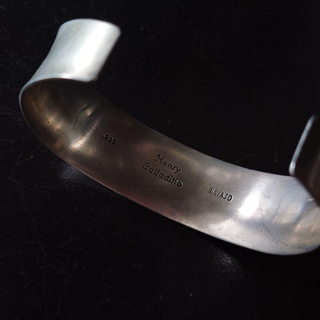 NAVAJO silver Bangle Henry Galletto