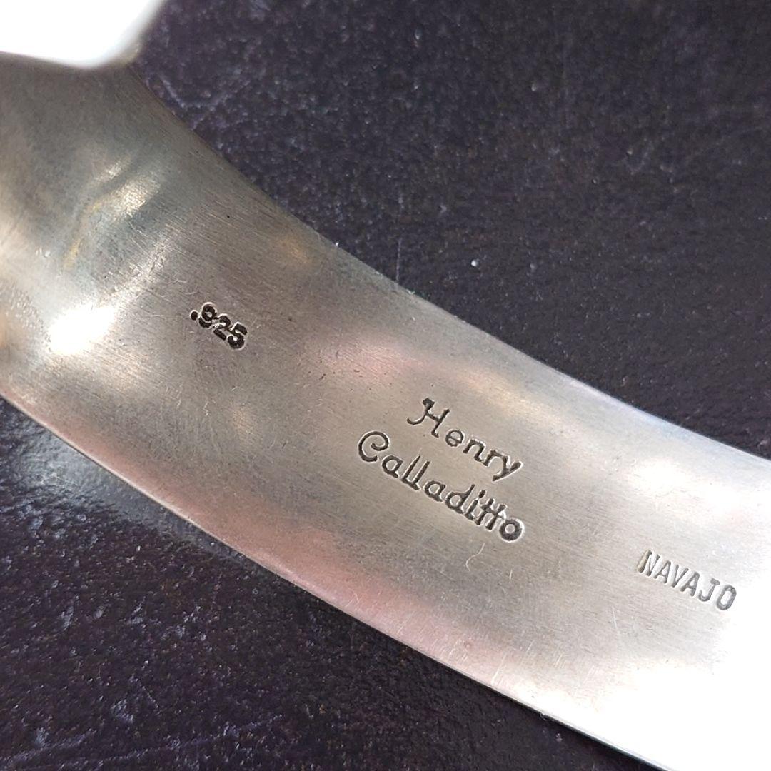 NAVAJO silver Bangle Henry Galletto