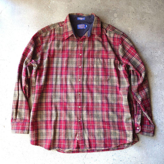 PENDLETON　wool chech shirts XXl ウールチエックシャツ　XXL