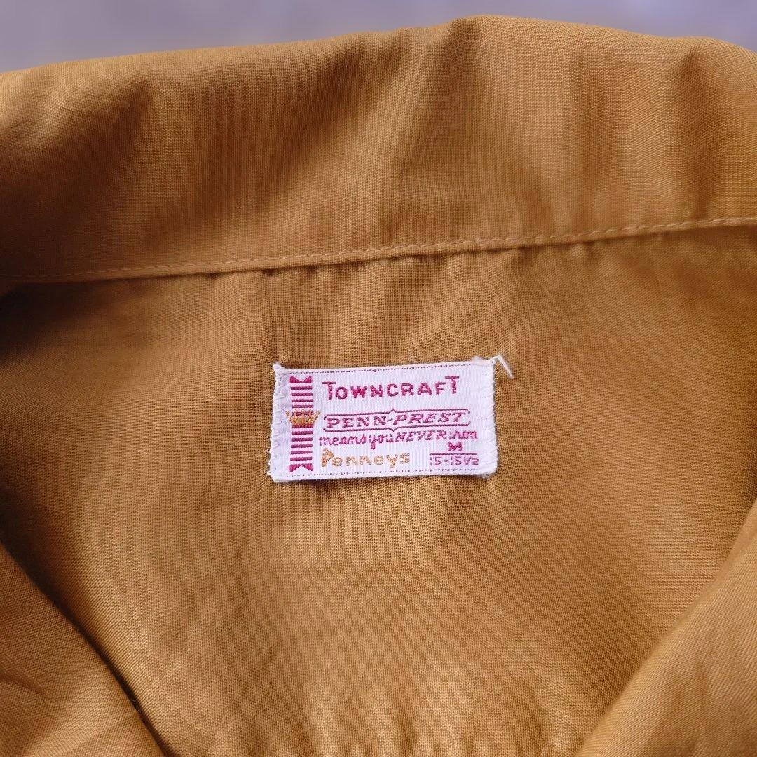 60s TOWNCRAFT open collar shirts M – ALLTHAT