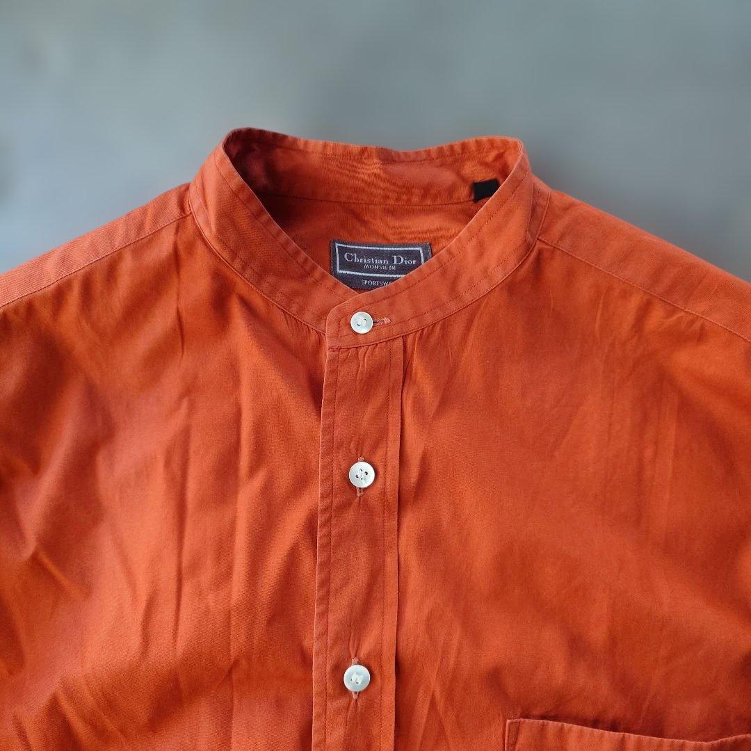 christian Dior stand collar shirts L