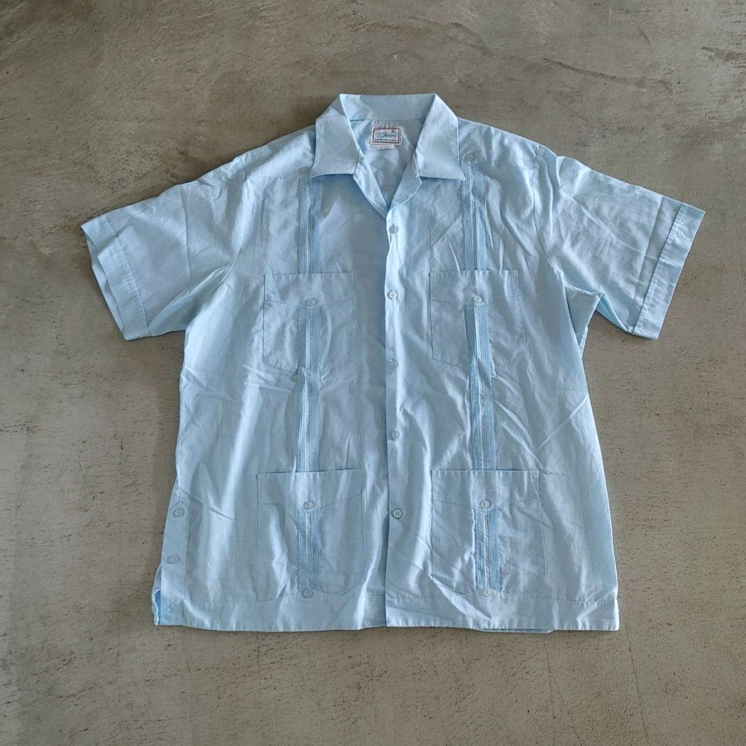 D‘ Accord cuba shirts XL  made in MEICOメキシカンシャツ　キューバシャツ　メキシコ製
