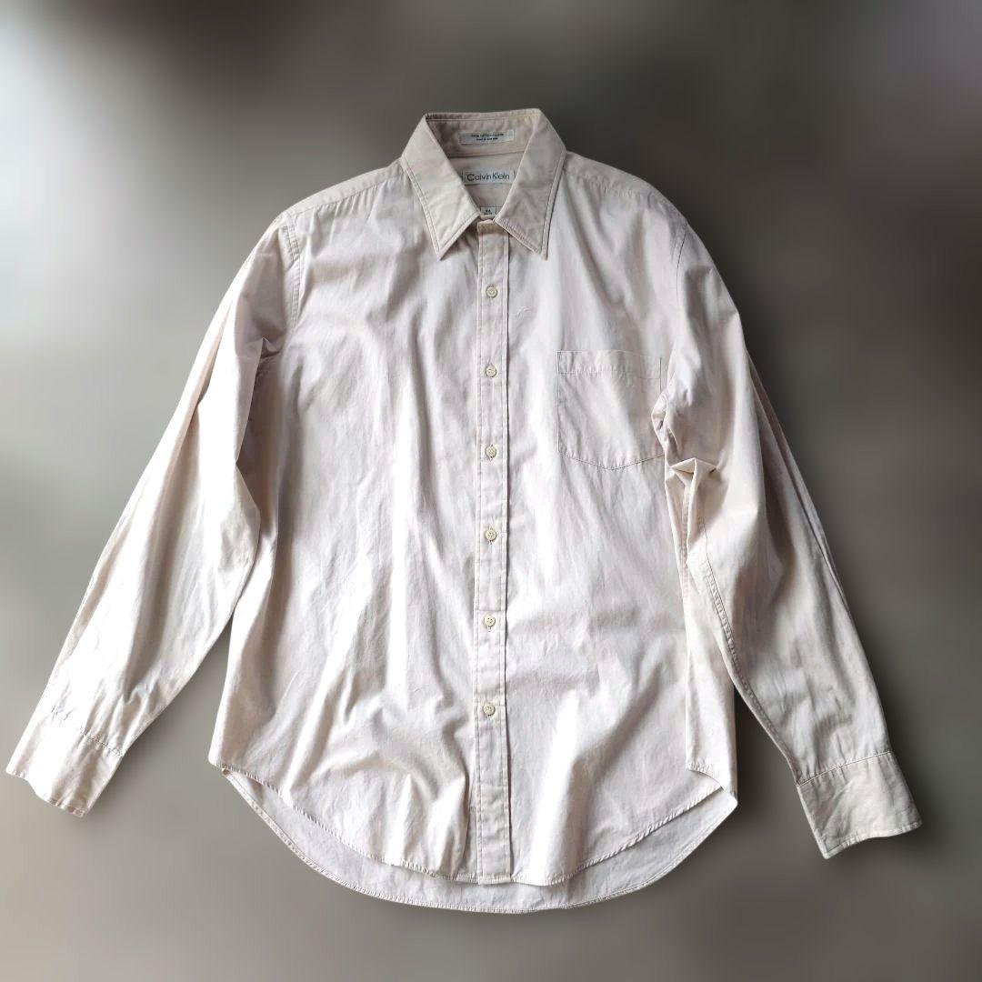 90s CK dress shirts sz　L