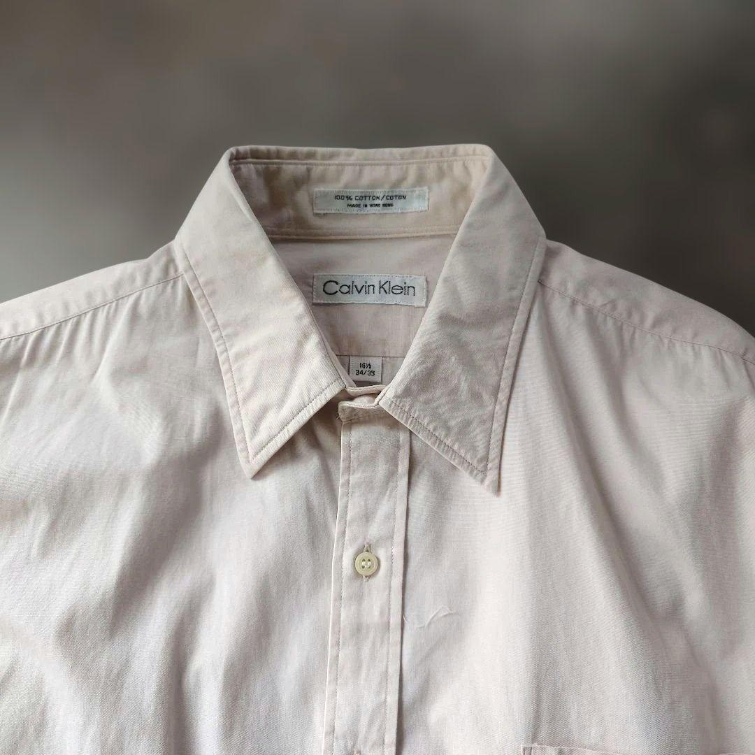 90s CK dress shirts sz　L