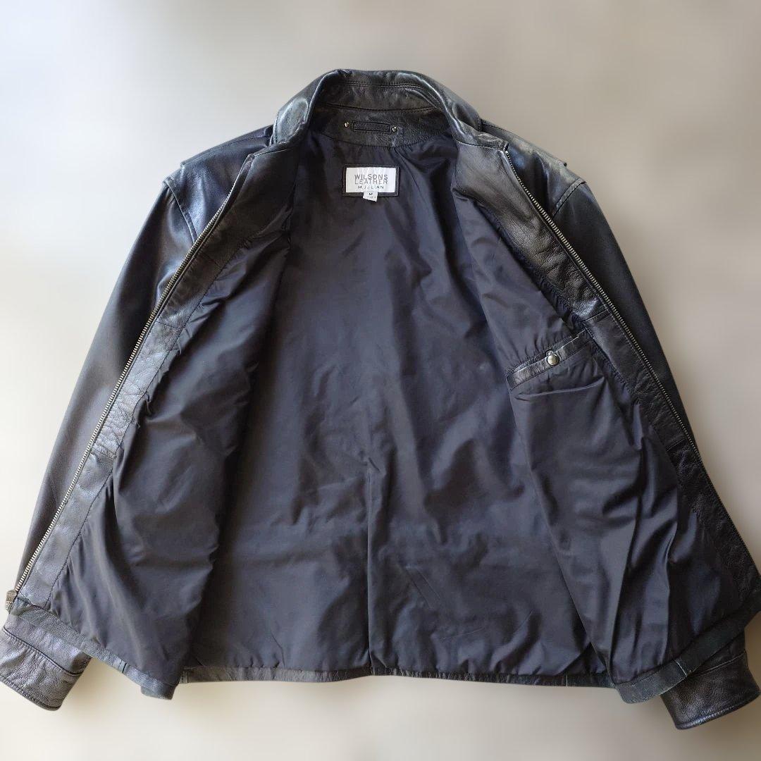 90s willsons leather tracker jacket lamb leather M