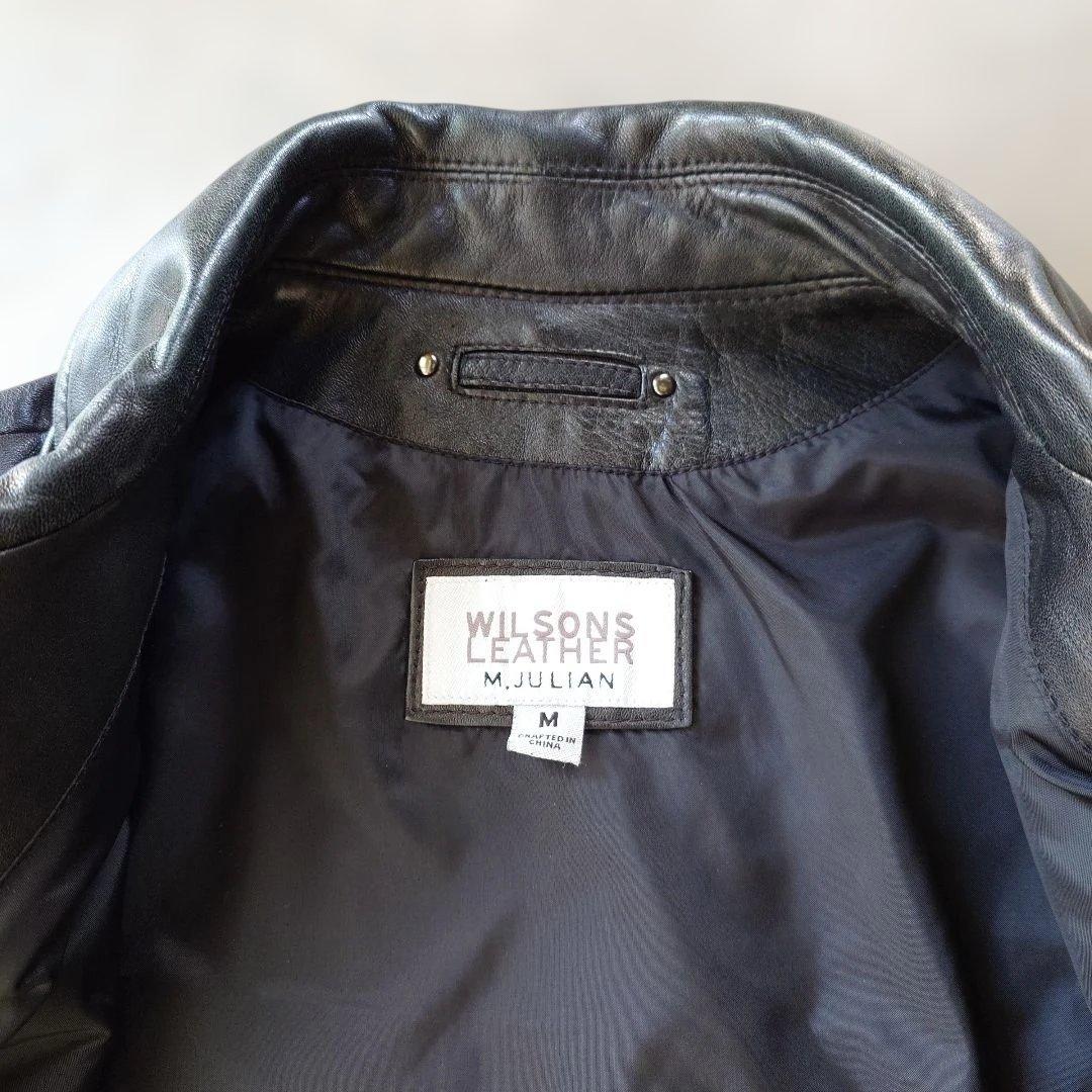 90s willsons leather tracker jacket lamb leather M
