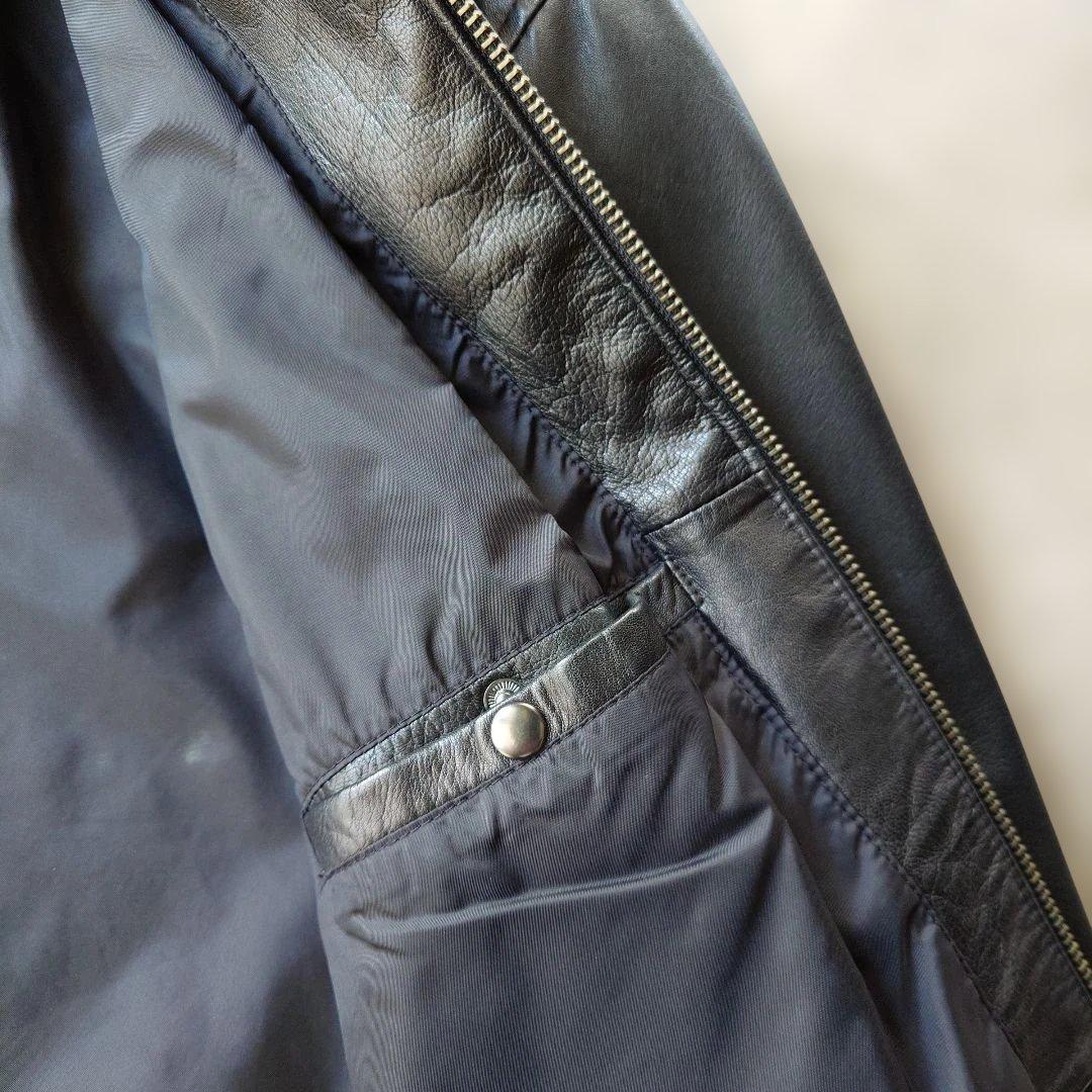 90s willsons leather tracker jacket lamb leather M
