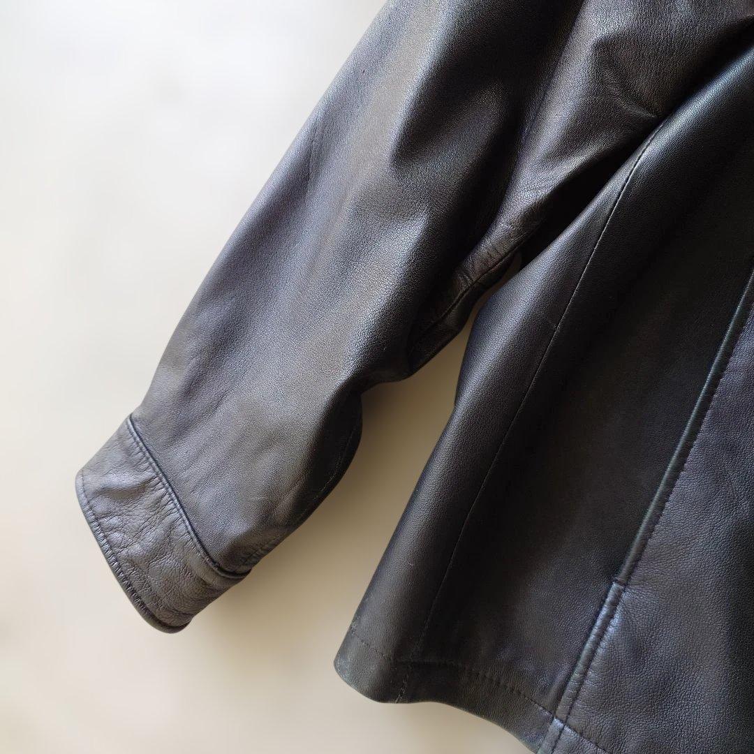 90s willsons leather tracker jacket lamb leather M