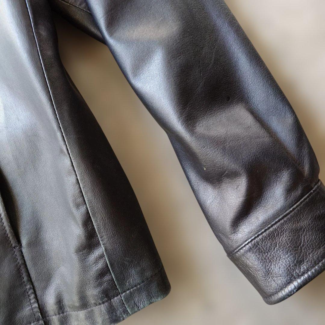 90s willsons leather tracker jacket lamb leather M