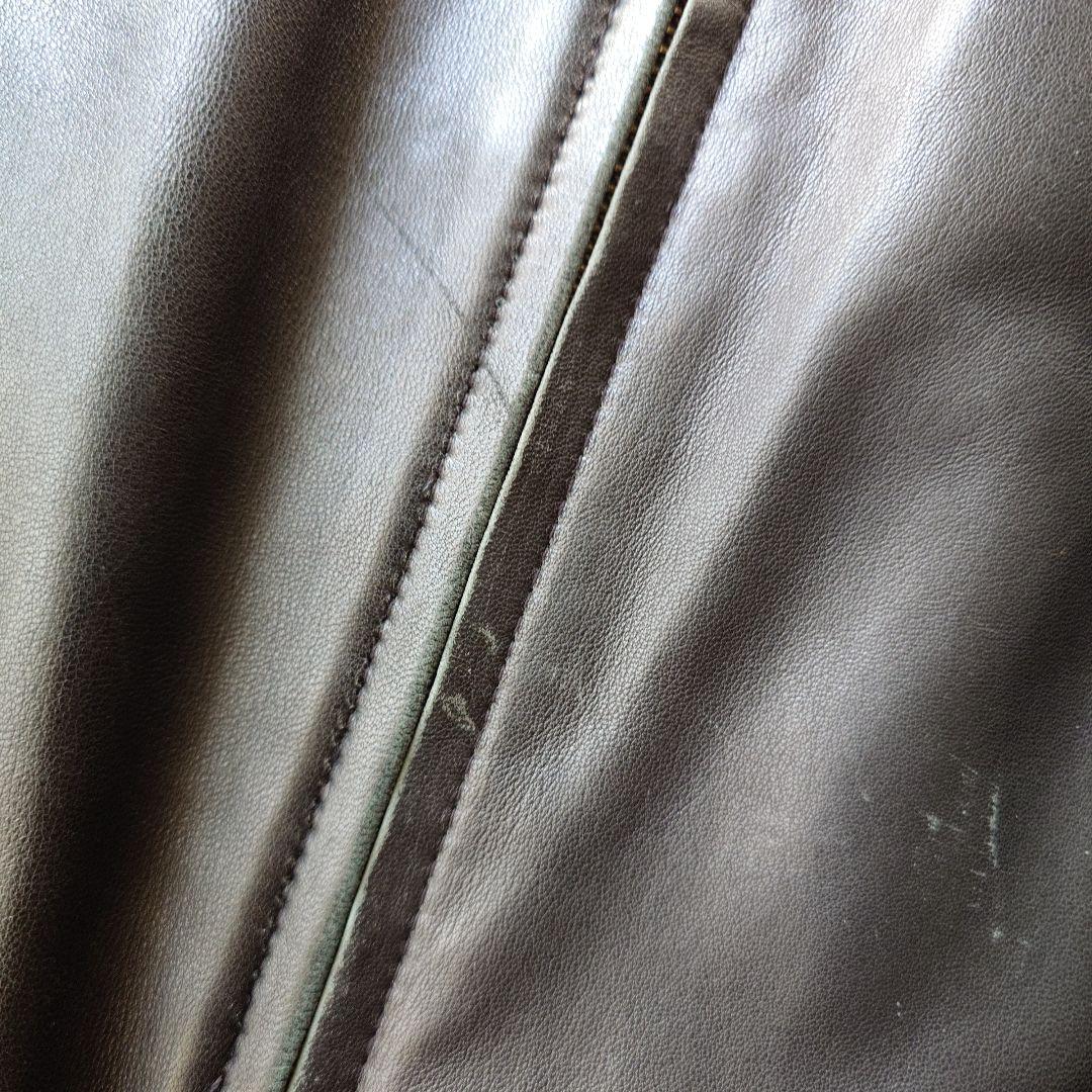 90s willsons leather tracker jacket lamb leather M