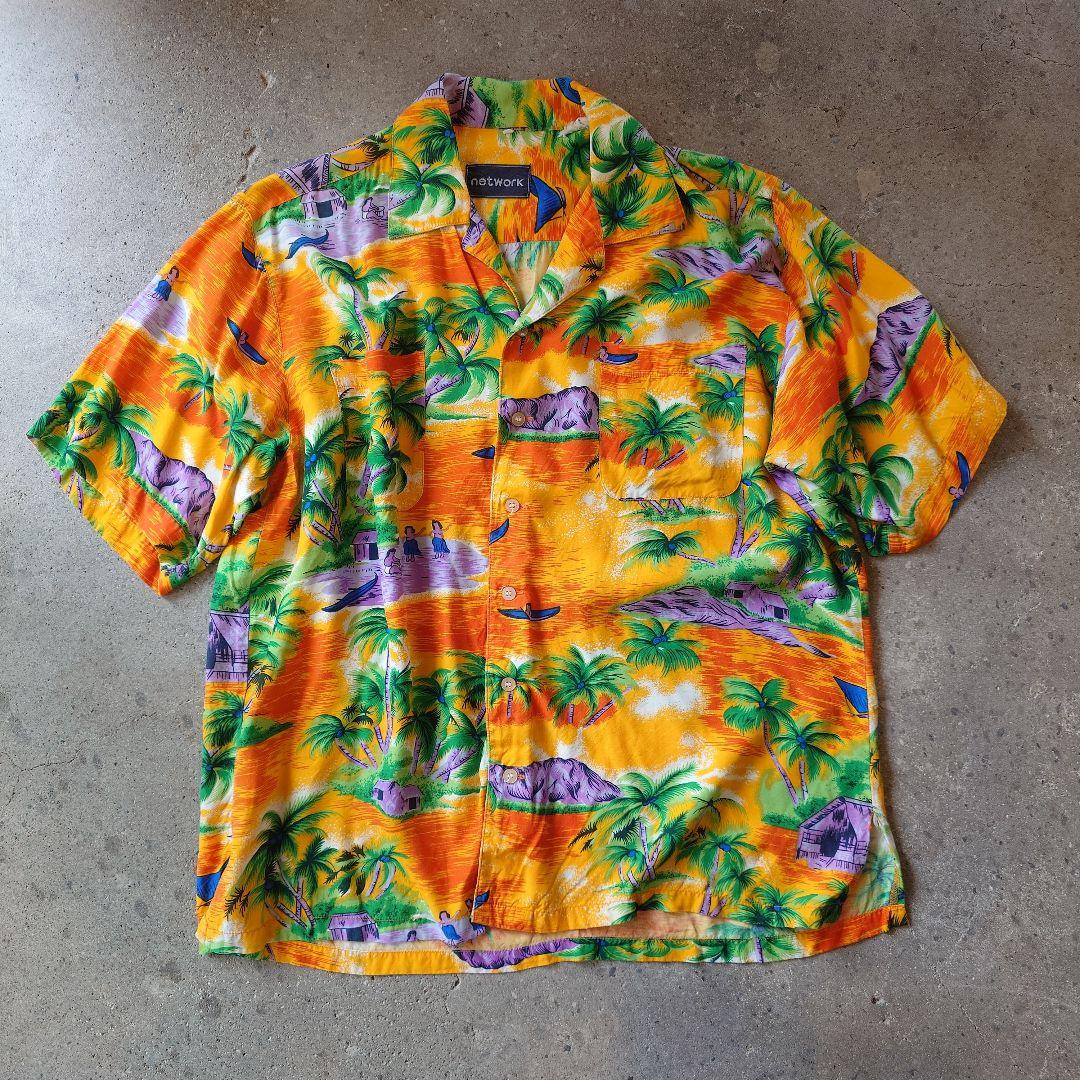 Used RAYON aloha shirts L