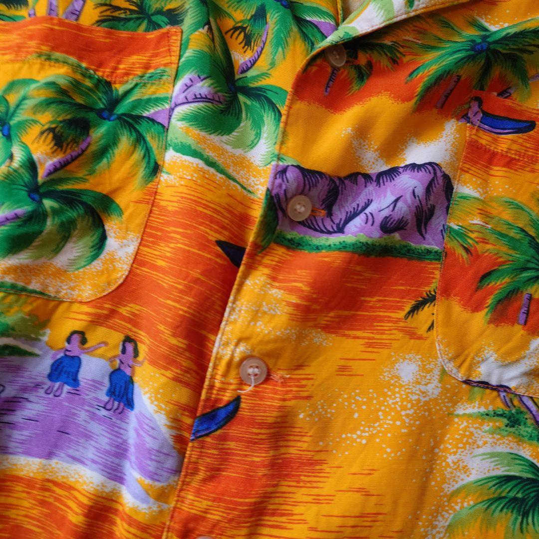 Used RAYON aloha shirts L