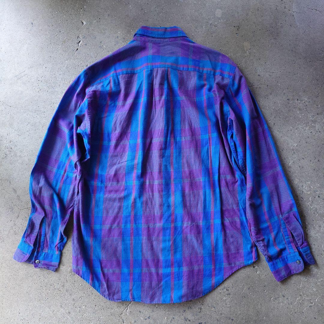 PELLYELLIS check blue shirts L