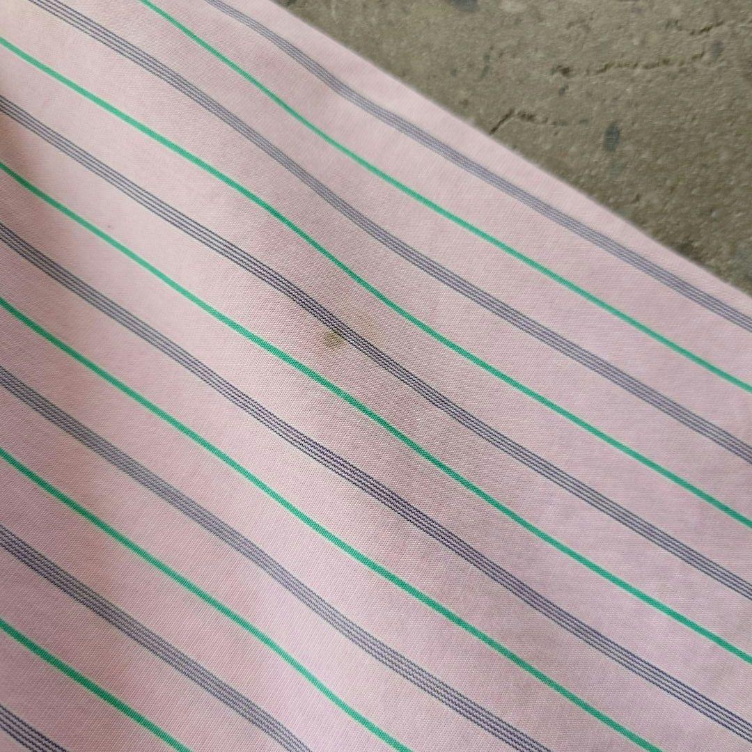 POLO RALPHLAUREN ss stripe shirts M