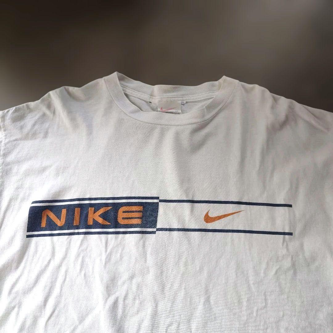 OLD NIKE logo tee XL