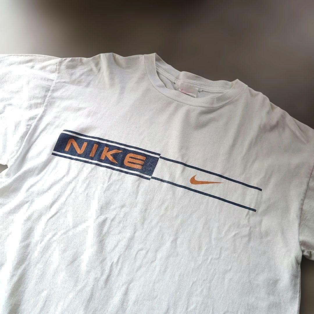 OLD NIKE logo tee XL