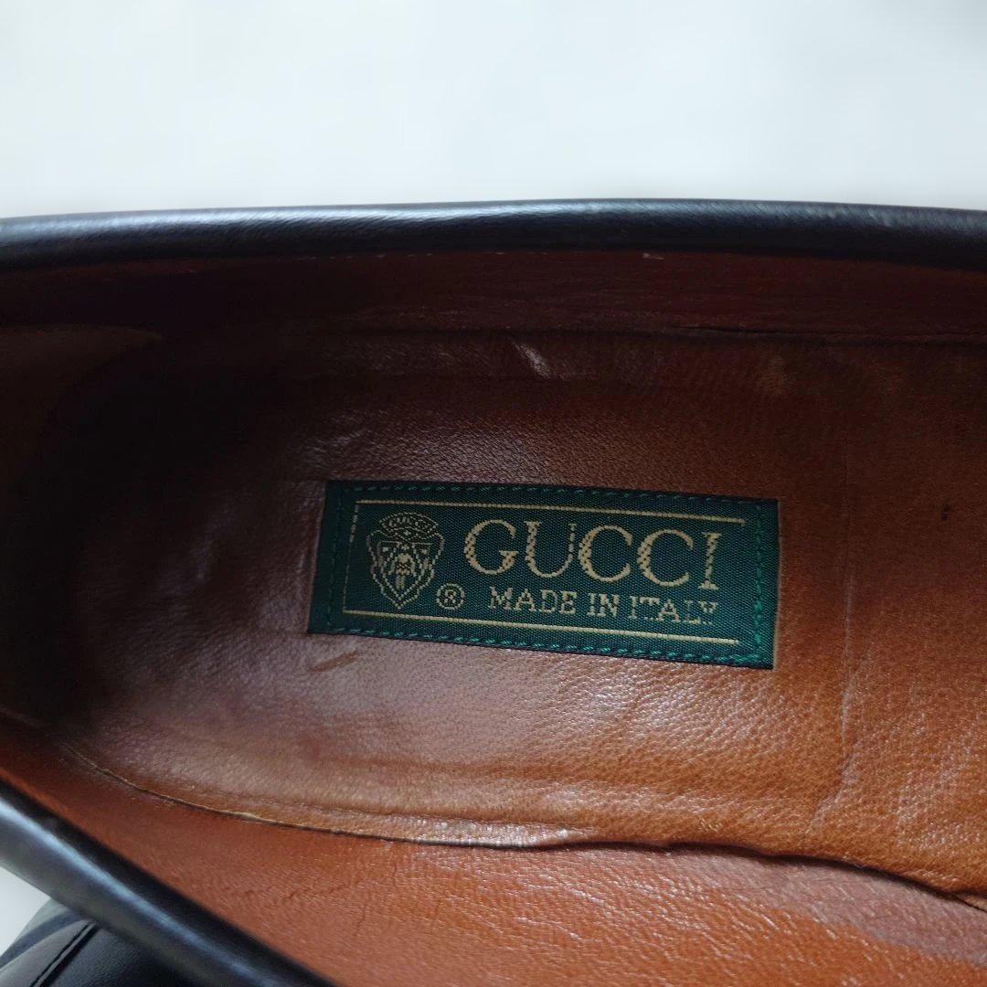 GUCCI shelly line horse bit loffer blk 42 inch 26cm