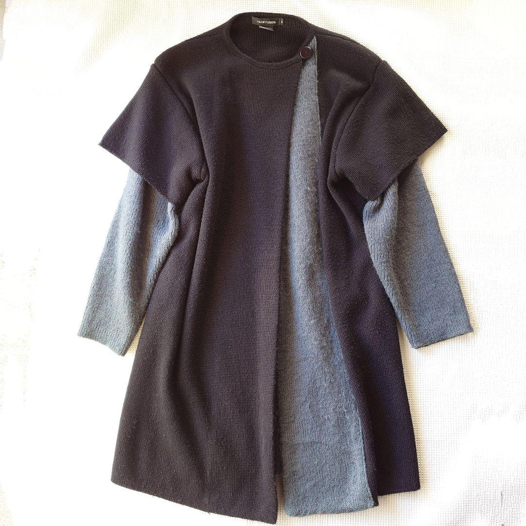 women knit layered one piece ユーズド　レディース　ニットワンピース