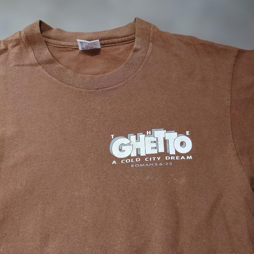 90s ANVIL twoface print tee M