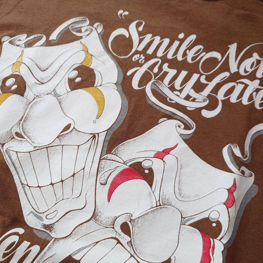 90s ANVIL twoface print tee M
