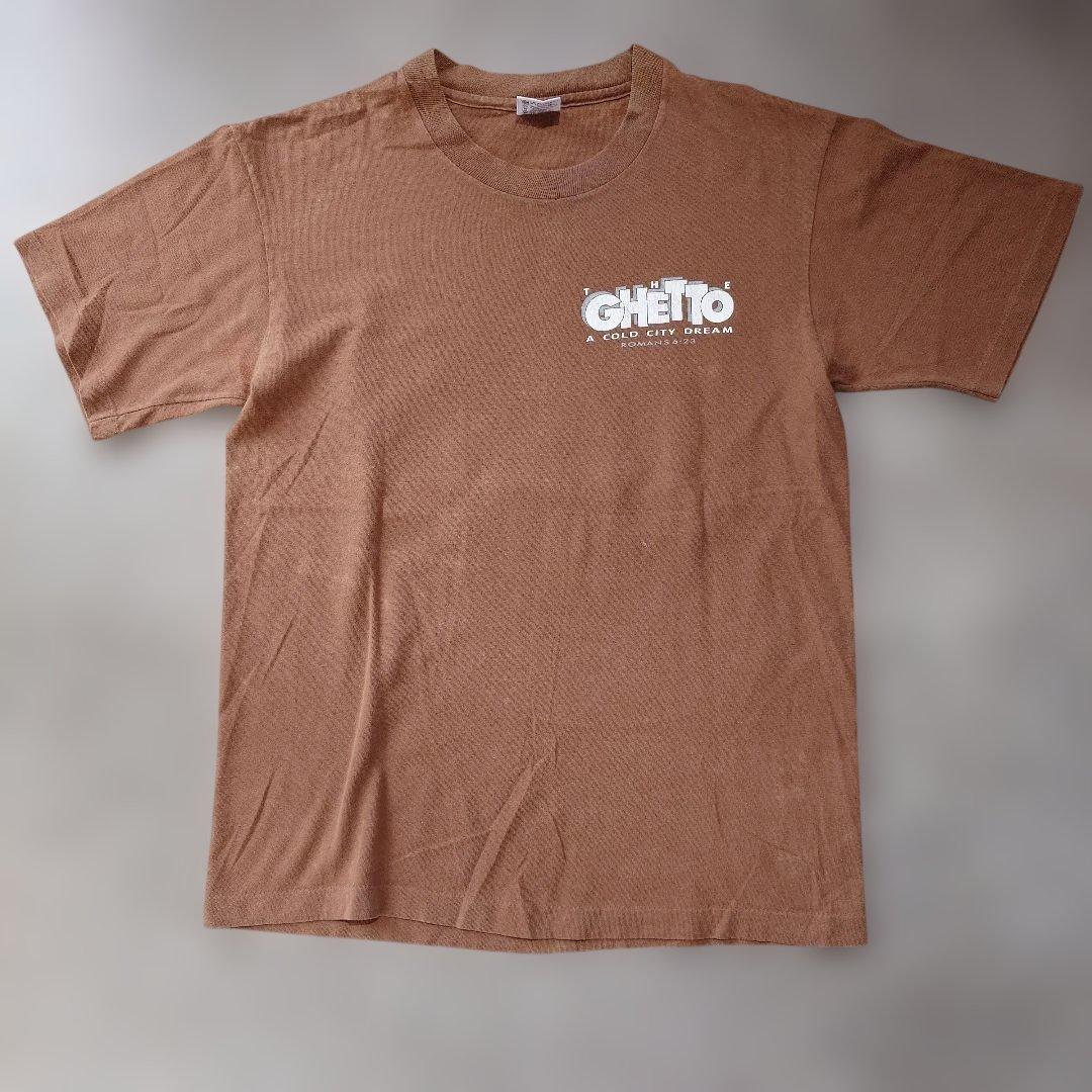 90s ANVIL twoface print tee M