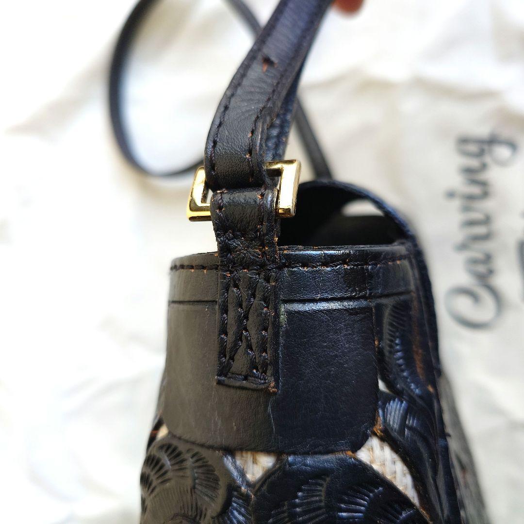 carving tribes  Leather shoulder bag カービングトライブス　レザーショルダーバッグ