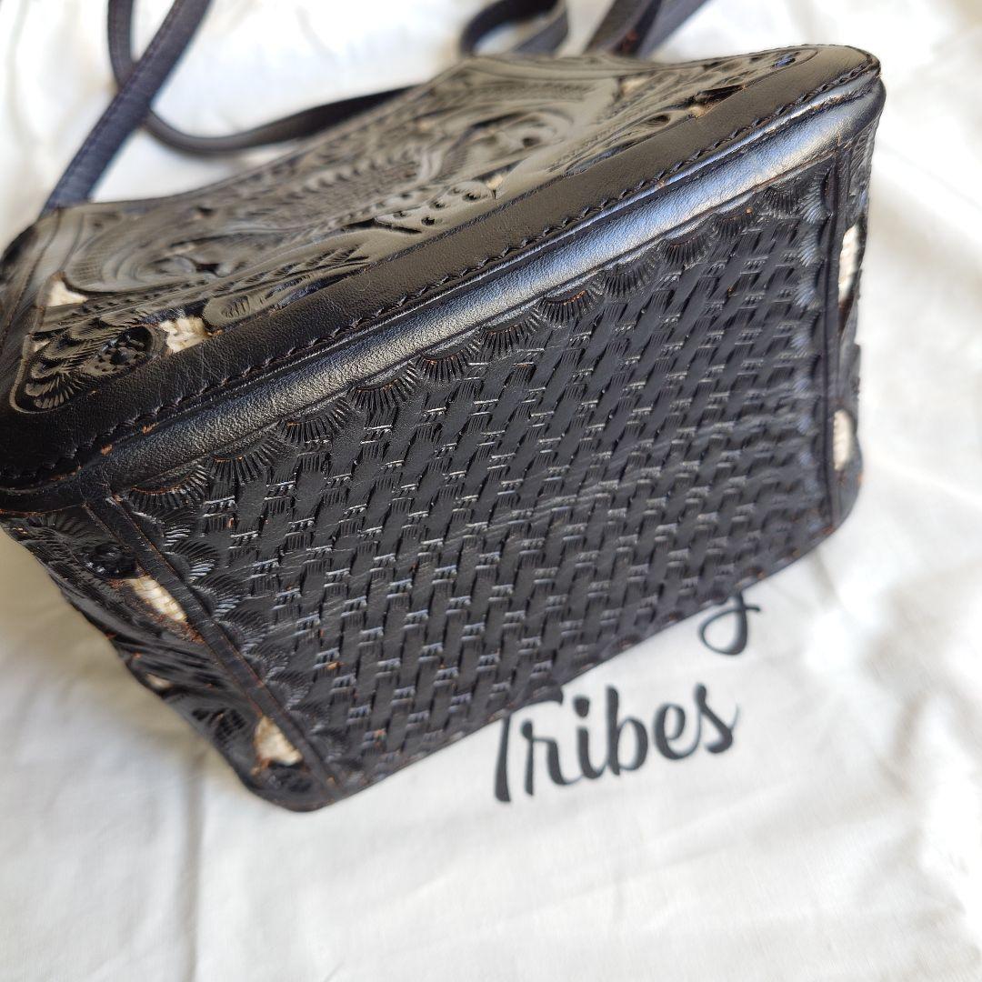 carving tribes  Leather shoulder bag カービングトライブス　レザーショルダーバッグ
