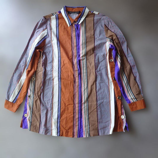 MARINA RINALDI stripe shirts op