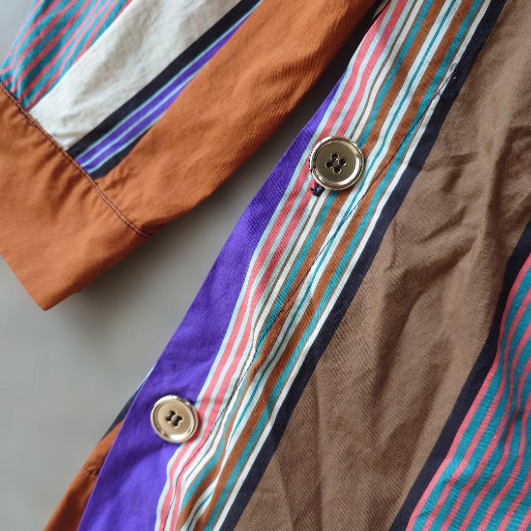 MARINA RINALDI stripe shirts op