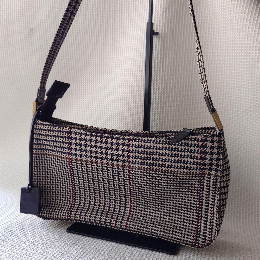ralphlauren check shoulder bag