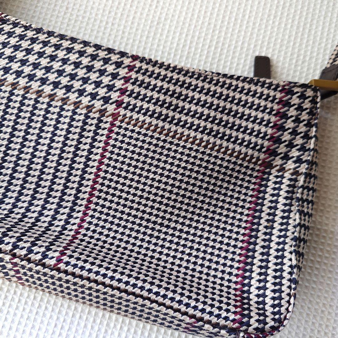 ralphlauren check shoulder bag