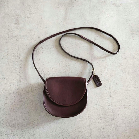 OLD COACH MADE IN USA オールドコーチ レザーショルダーバッグ　ポシェット　アメリカ製