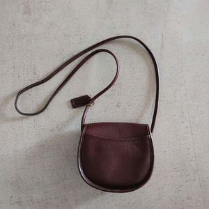 OLD COACH MADE IN USA オールドコーチ レザーショルダーバッグ　ポシェット　アメリカ製