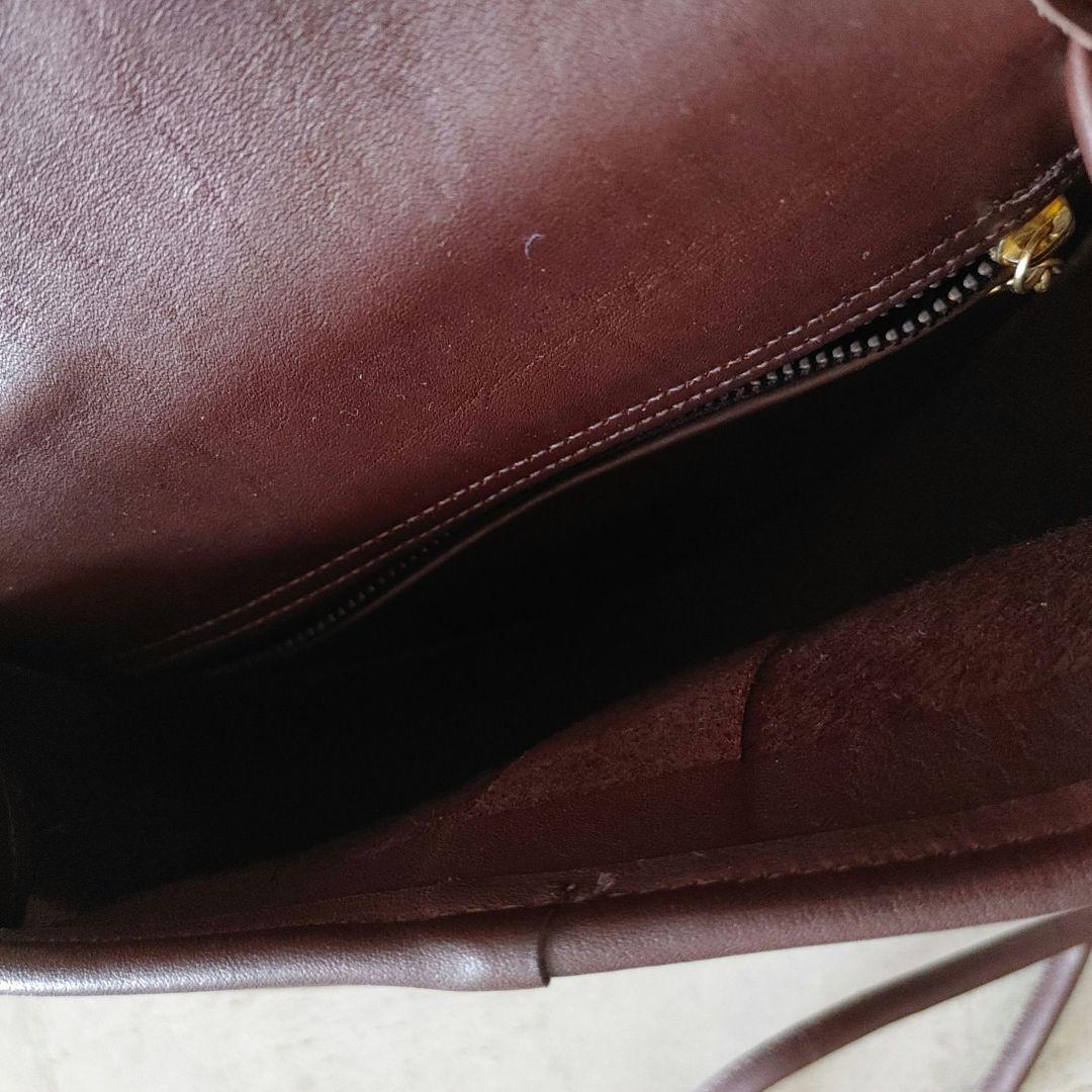 OLD COACH MADE IN USA オールドコーチ レザーショルダーバッグ　ポシェット　アメリカ製