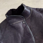 画像をギャラリービューアに読み込む, Used Sheepskin Mouton French Coat 古着　ユーズド　ムートンコート　フランス製
