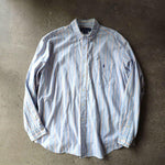 画像をギャラリービューアに読み込む, POLO RALPHLAUREN stripe shirts XL blare　ポロラルフローレン　ストライプシャツ
