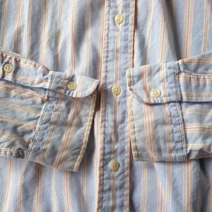 POLO RALPHLAUREN stripe shirts XL blare　ポロラルフローレン　ストライプシャツ