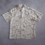 画像をギャラリービューアに読み込む, GOOUCH deadstock rayon shirts グーチ デッドストック 半袖 レーヨンシャツ　柄シャツ　L

