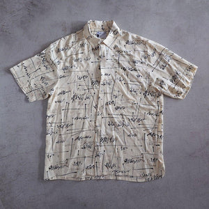 GOOUCH deadstock rayon shirts グーチ デッドストック 半袖 レーヨンシャツ　柄シャツ　L