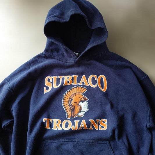 90s sweat parka TROJAN L