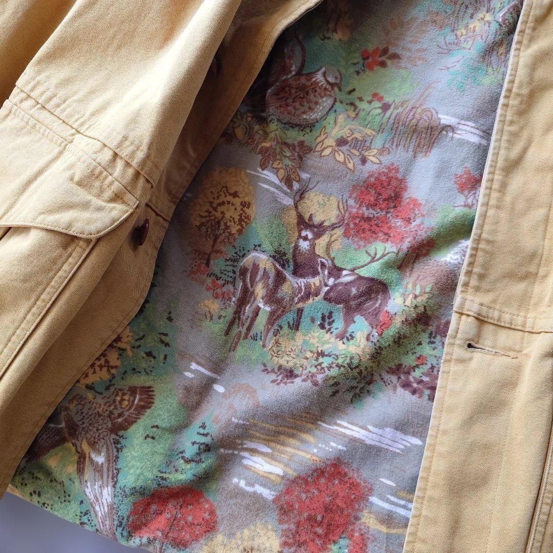 80s OLD Bananarepublic hunthing jacket S