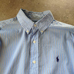 画像をギャラリービューアに読み込む, POLO RALPHLAUREN　stripe shirts 151/2 ポロラルフローレン　ストライプシャツ　15h
