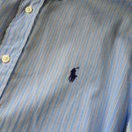 画像をギャラリービューアに読み込む, POLO RALPHLAUREN　stripe shirts 151/2 ポロラルフローレン　ストライプシャツ　15h
