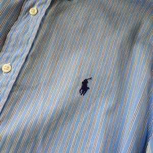 POLO RALPHLAUREN　stripe shirts 151/2 ポロラルフローレン　ストライプシャツ　15h
