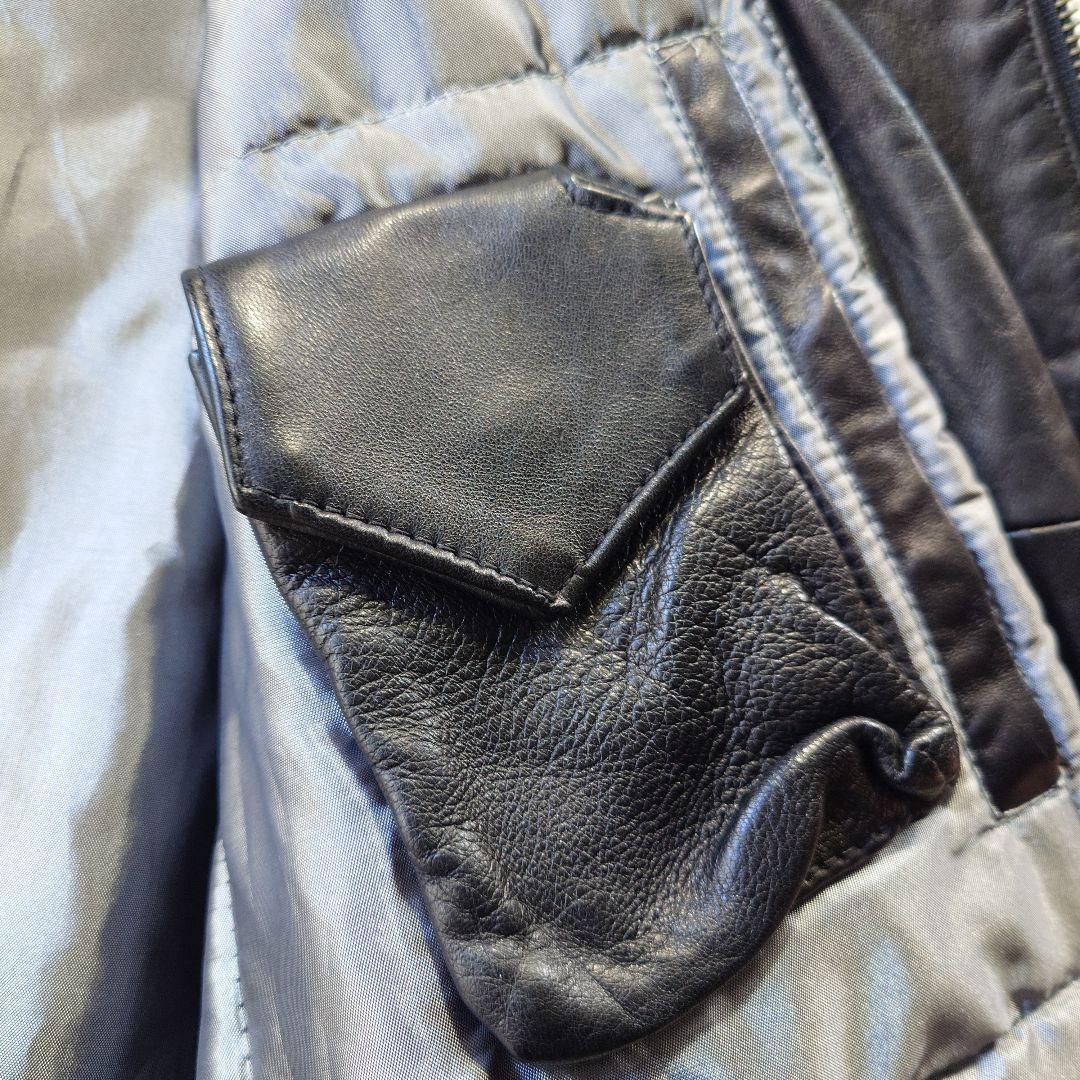 90s ARROW lamb leather jacket sz L