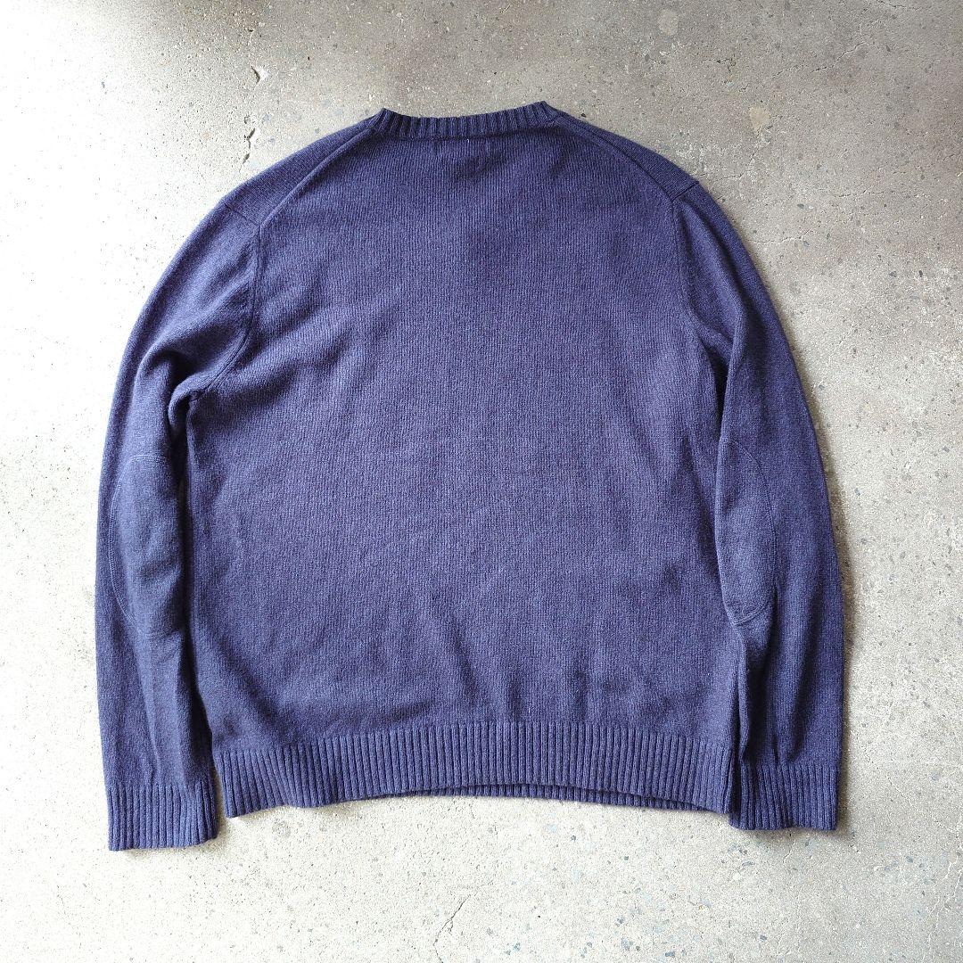 Banana republic cotton cashimire knit L バナナリパブリック　Vネックニット　L カシミア混