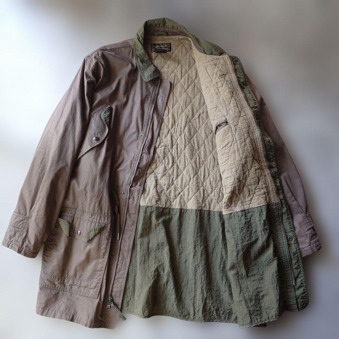 80s Eddie Bauer military trench coat XL