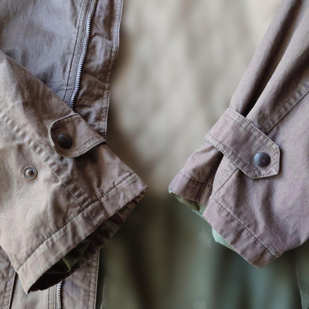 80s Eddie Bauer military trench coat XL